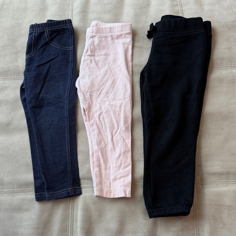Old Navy, Carters, Okie Dokie Cozy Pull-On Pants Bundle 24months